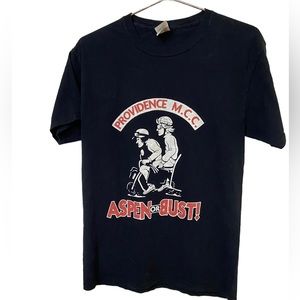 Vintage 90s Dumb and Dumber Providence MCC Aspen or Bust Men’s M T-Shirt RARE